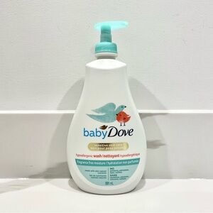 🔵3/$25 NEW Dove Baby Sensitive Fragrance Free Moisture Wash